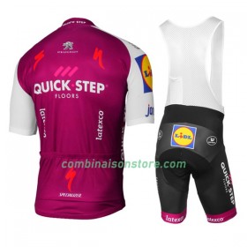 Combinaison Cycliste + Cuissard à Bretelles 2017 Quick-Step Floors Femme N003